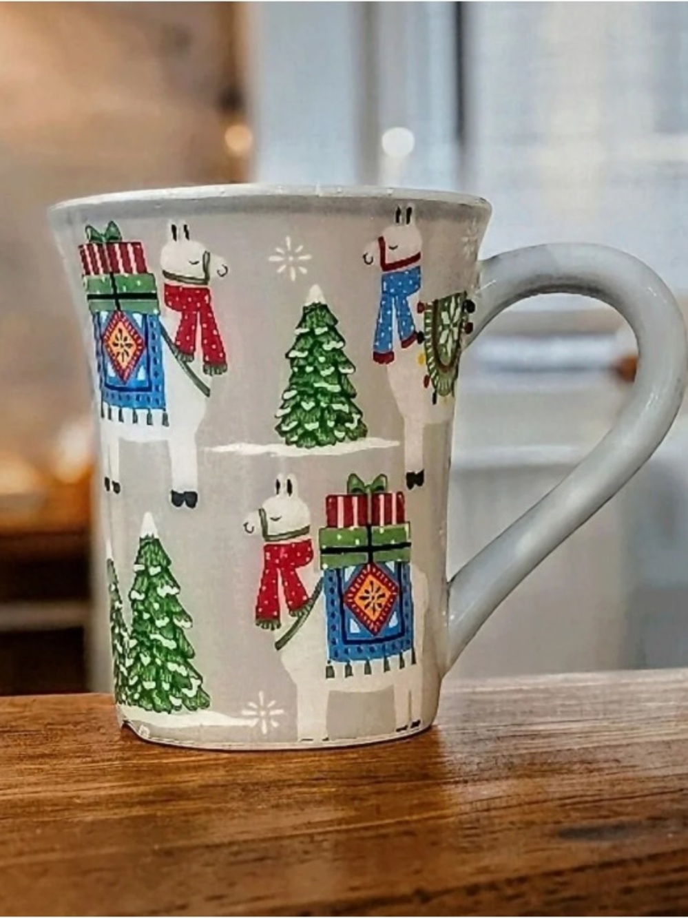 Fa La La La Llama Festive Christmas Mug.